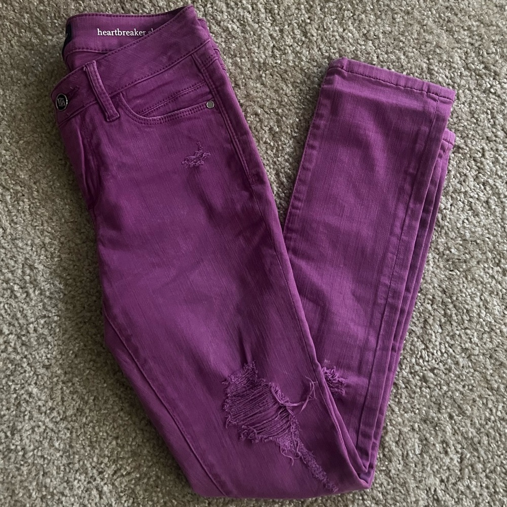 bebe Heartbreaker skinny jeans size 24